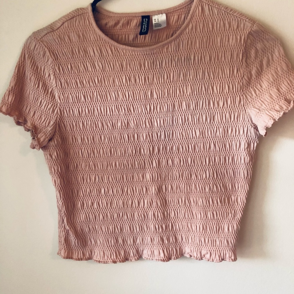 Pink crop top
